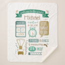 Search for birth announcement blankets Teal
