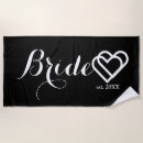 Search for bride beach towels Honeymoon