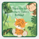 Search for rainforest animal stickers Tiger