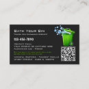Search for trash business cards Trash bin cleaning