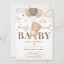 Search for brown bear baby shower invitations We can bearly wait