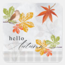 Search for autumn bird stickers Leaves
