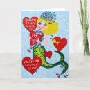 Search for mermaid valentines day cards Funny
