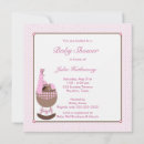 Search for cradle baby shower invitations Pink