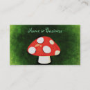 Search for mushroom business cards Nature