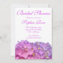 Search for purple pink hydrangea invitations Hydrangeas
