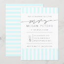 Search for mint bridal shower invitations Minimal