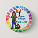 Search for 60th birthday badges Over the hill