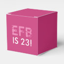 Search for adult birthday favour boxes Pink
