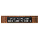 Search for wooden name plates Desk