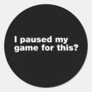 Search for pause stickers Introvert