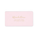 Search for modern elegant trendy stylish return address labels Chic