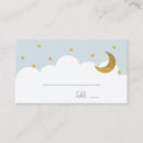 Search for star place cards Crescent moon