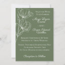 Search for olive green floral wedding invitations Fall