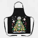 Search for funny baseball aprons Santa