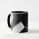 Search for black and white abstract mugs Minimal