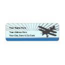 Search for biplane return address labels Pilot