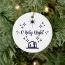 Search for o holy night christmas tree decorations Manger