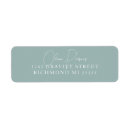 Search for pastel green return address labels Trendy