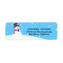 Search for winter party return address labels Onederland