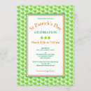Search for st patricks day invitations Green