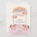 Search for merry go round invitations Whimsical