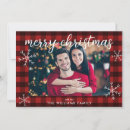 Search for red buffalo plaid christmas cards Modern