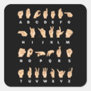 Search for deaf sign language stickers Hand