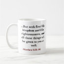 Search for righteousness mugs Faith