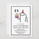 Search for twenty fifth birthday invitations 25th