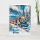 Search for train birthday cards Watercolor