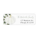 Search for fall pumpkin return address labels Modern