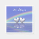 Search for 25th anniversary napkins Couple