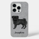 Search for black pug iphone cases Mops