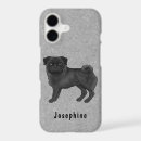 Search for black pug iphone cases Mops