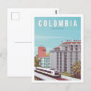 Search for colombia travel postcards Illustration