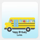 Search for bus birthday stickers Back to school