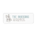 Search for cowboy return address labels Wild west