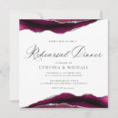 Search for silver rehearsal dinner invitations Watercolor