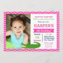 Search for gator birthday invitations Green