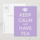 Search for tea vertical postcards Keep calm