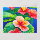 Search for green hibiscus postcards Hawaiian