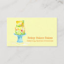 Search for flower birthday business cards bakery