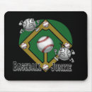 Search for baseball fan mousepads Black