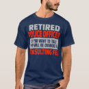 Search for retired police officer tshirts Nurse