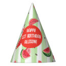 Search for watermelon paper party hats First birthday