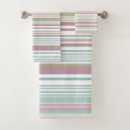 Search for mint and pink bath towels Stripes