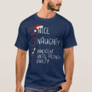 Search for naughty or nice tshirts Cartoon