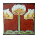 Search for lotus flower tiles Vintage