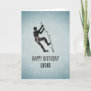 Search for mountain climbing birthday cards Climber
